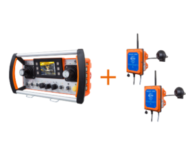 The clever operator assistance with 2 video cameras.