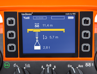 technos 2. Smart technos design with large function range and color TFT.