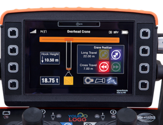 spectrum S. The compact transmitter with state-of-the-art 5" color display.