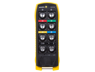 quadrix Ex. The compact push button transmitter with ATEX and NEC / CEC approval.