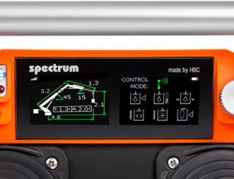 spectrum A. Robust spectrum design with a display.
