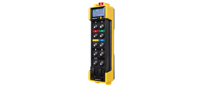 micron 7 Ex The ATEX and IECEx rated handheld transmitter with color display.