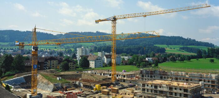 Construction cranes