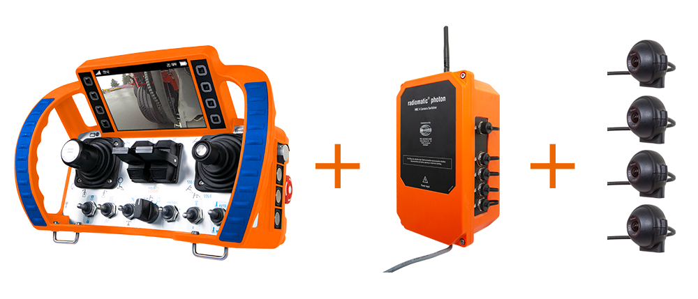 radiomatic<sup>®</sup> photon 4CAM switch <p>Enhanced safety and operating comfort with up to 4 cameras.</p>
