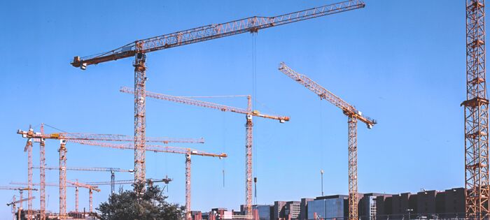 Construction cranes