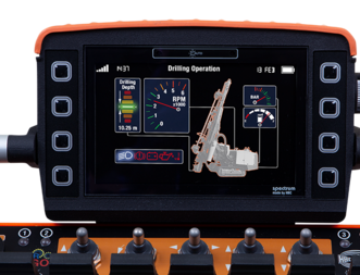 spectrum L. The high-end radio control with state-of-the-art 5" color display.