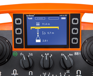 Feedback via 3.5″ color TFT
