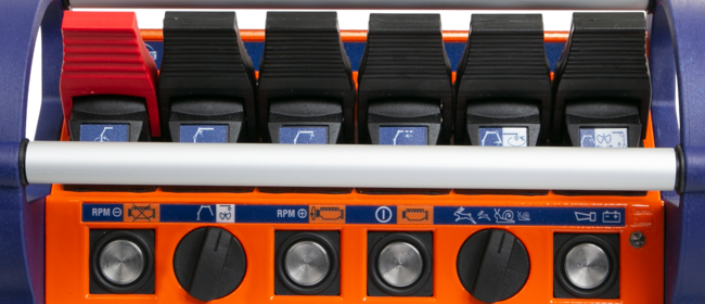 linus 6 The classic with linear levers for 6 stepless drives.