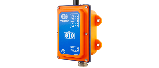 FSE 810 HBC‘s robust CAN bus receiver with numerous functions in a highly compact design.