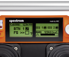 Integrated LCD for feedback and system data | HBC-radiomatic GmbH