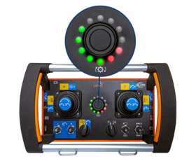 Infinite rotation, clear LED position indication and variable functionalities.