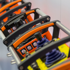 Spectrum wireless controls for cranes and machinery.