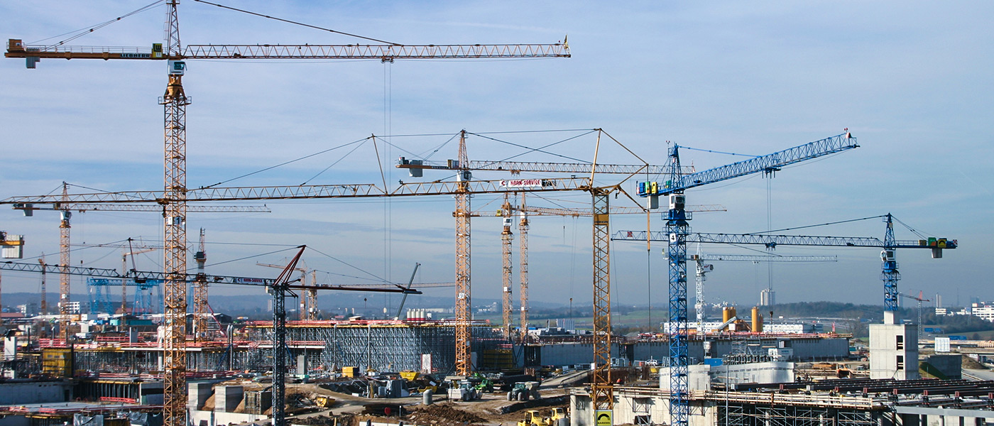 HBC radio controls are perfect for all kinds of construction cranes.