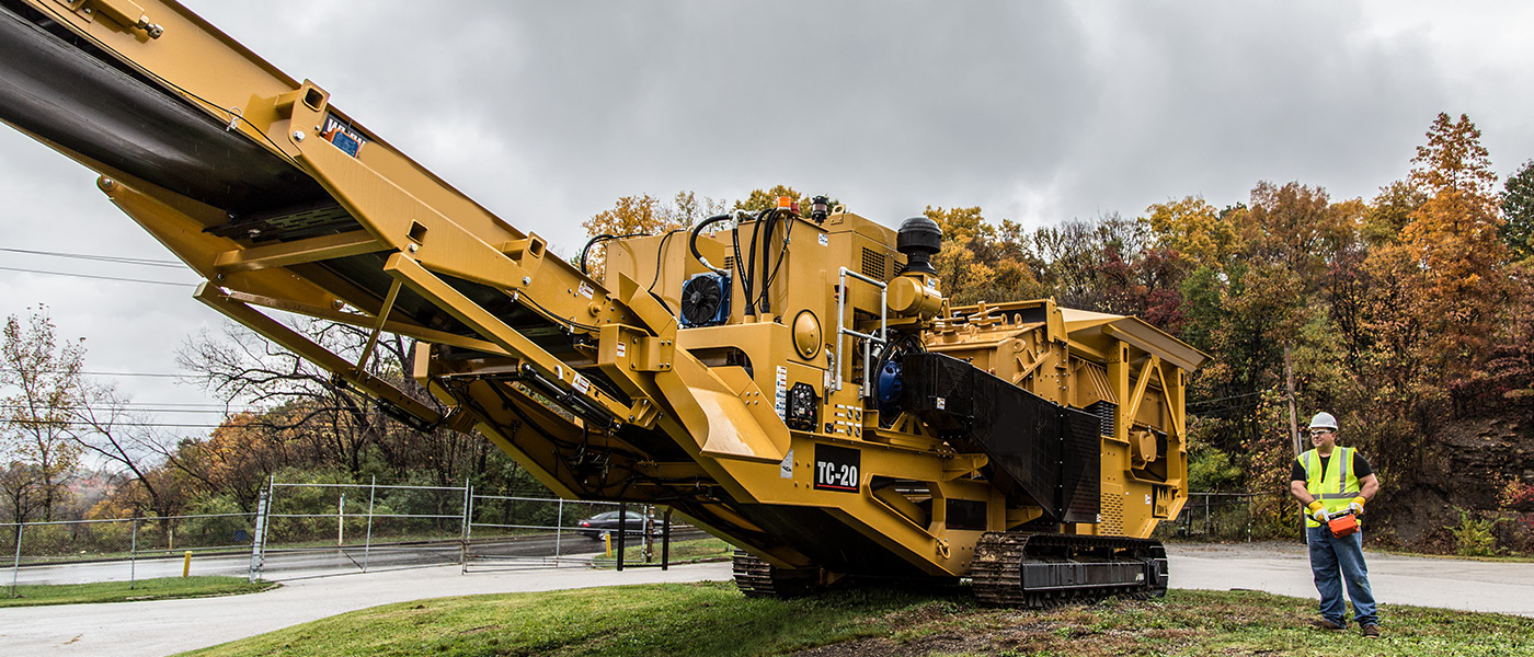 HBC radio systems: safety and operating comfort for the operation of stone crushers.