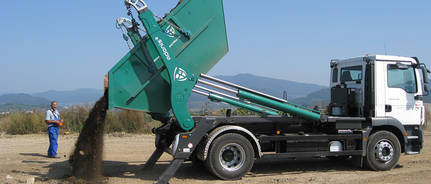 HBC radio controls: efficiency and safety for skip trucks.