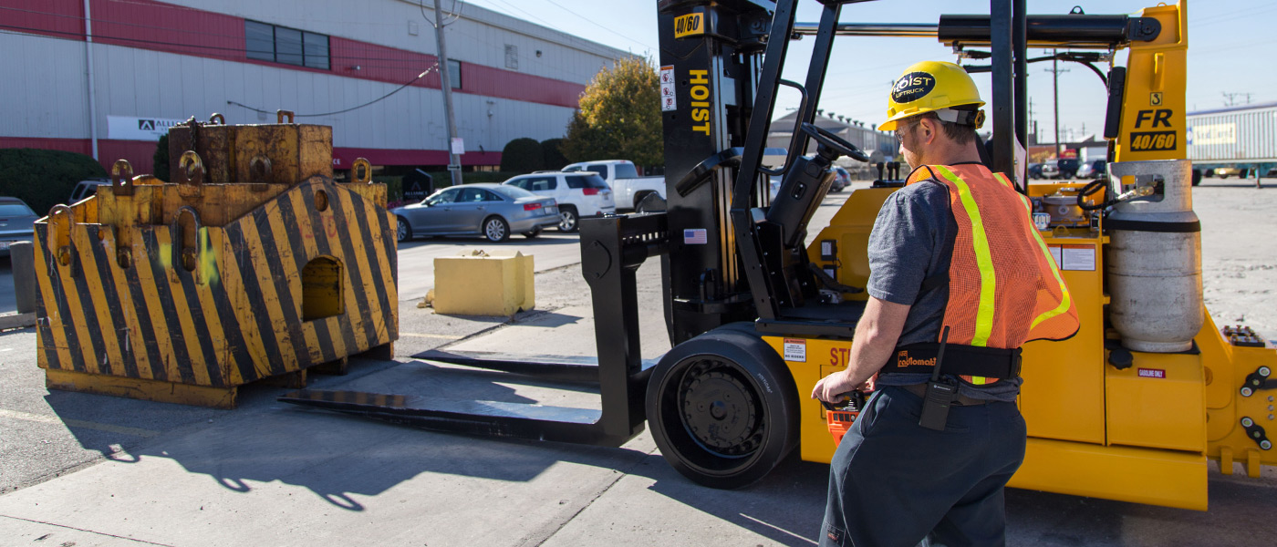 Precise control with a perfect overview: HBC radio systems for forklifts.
