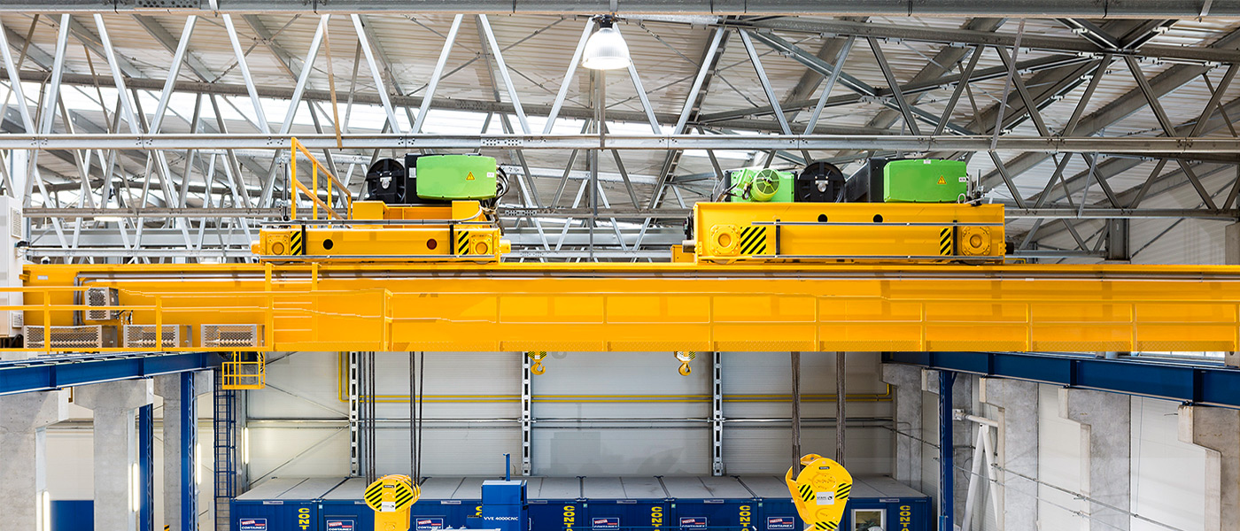 Pre-selection of trolley / hoist <p>Efficiency and safety for cranes with 2 trolleys.</p>