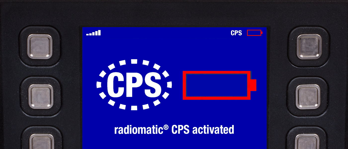 radiomatic<sup>®</sup> CPS <p>Change the battery without downtime.</p>