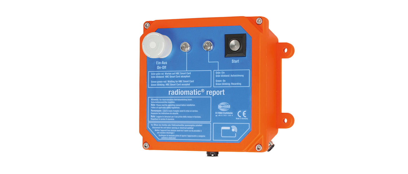 radiomatic<sup>®</sup> report – self-contained unit <p>Valuable HBC functions now available without radio system.</p>