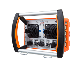 Rugged quality for the control of cranes and machines.