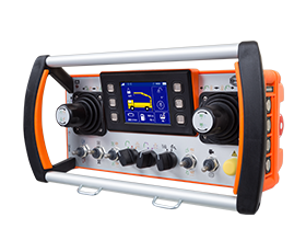 The high-performing radio control with large equipment and display technology.