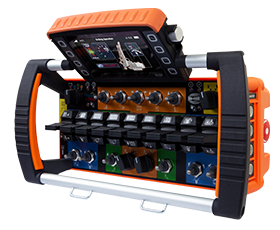 The high-end radio control with the latest 5" color display.